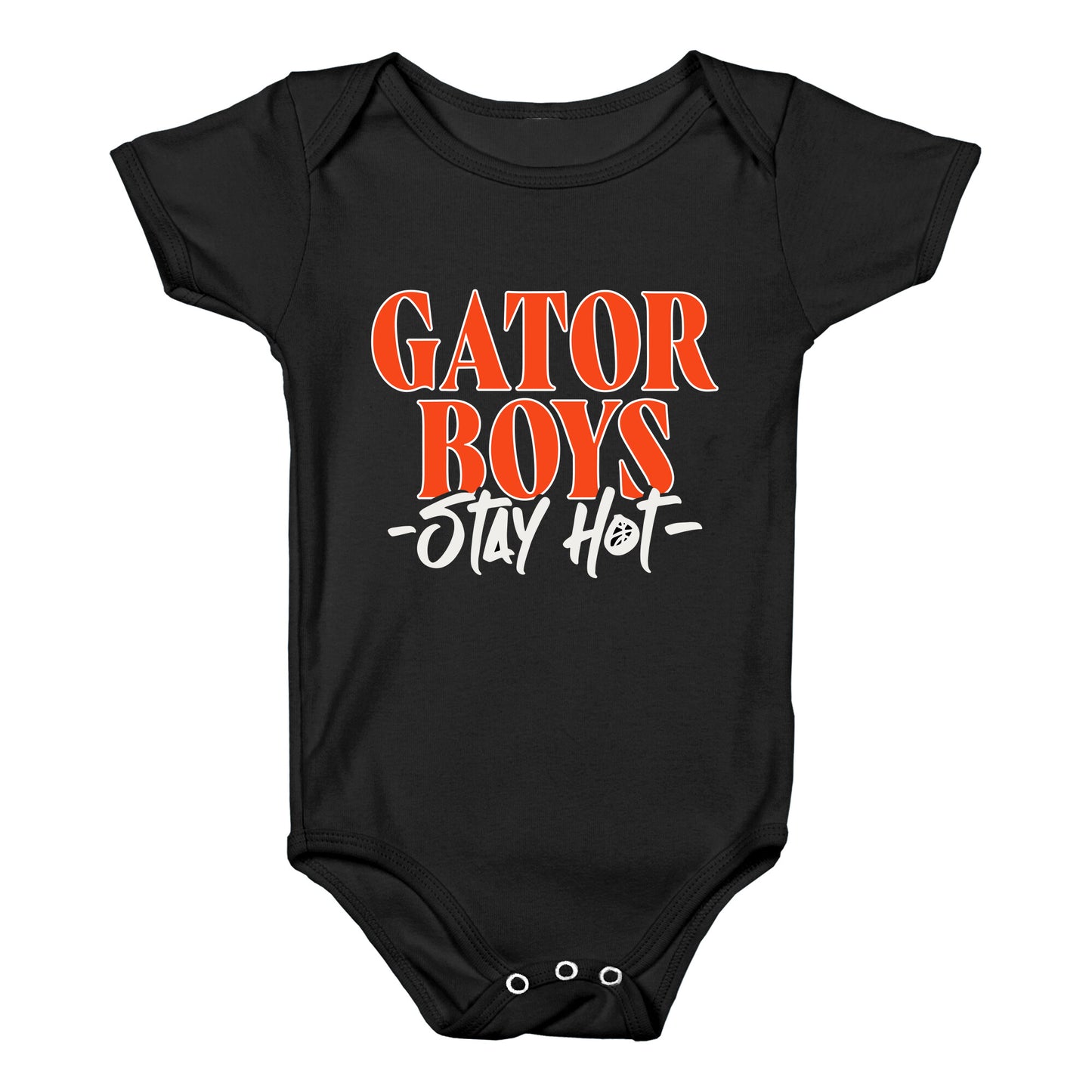 Gator Boys Stay Hot Florida Basketball Baby One-Piece