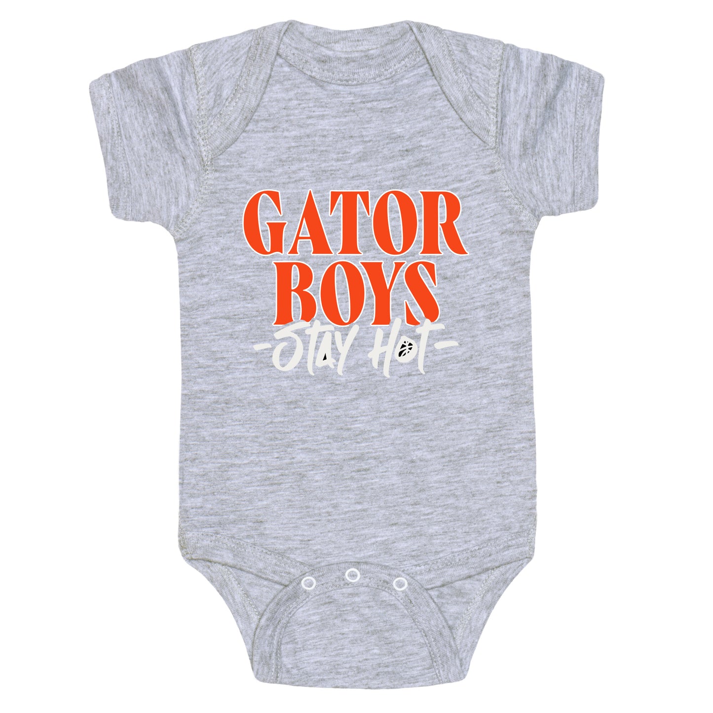 Gator Boys Stay Hot Florida Basketball Baby One-Piece