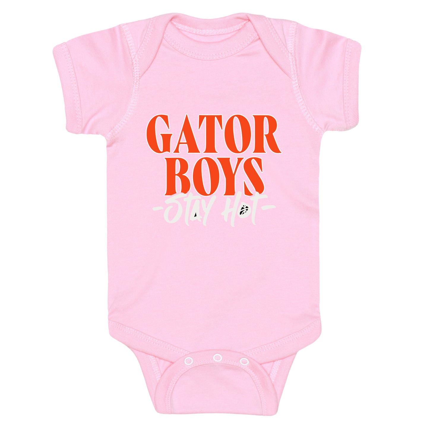 Gator Boys Stay Hot Florida Basketball Baby One-Piece