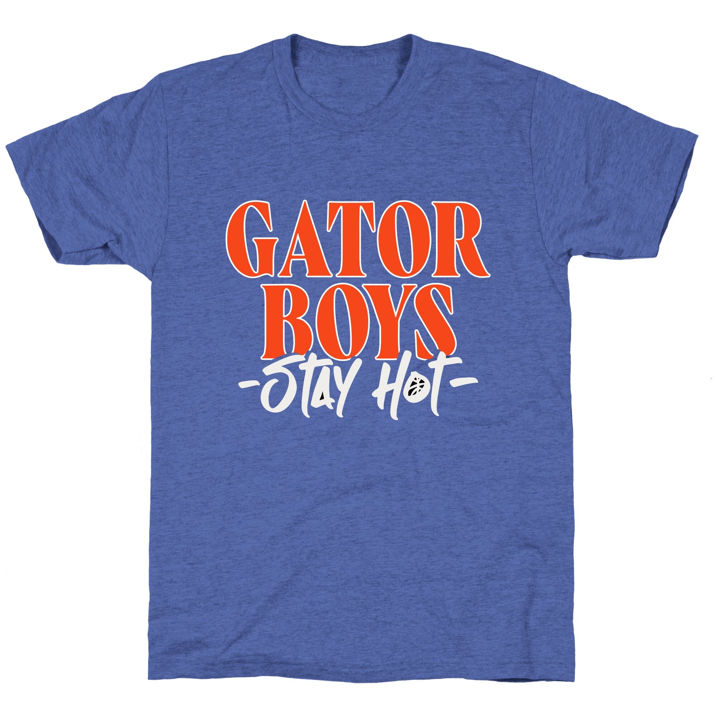 Gator Boys Stay Hot Florida Basketball Unisex Triblend Tee