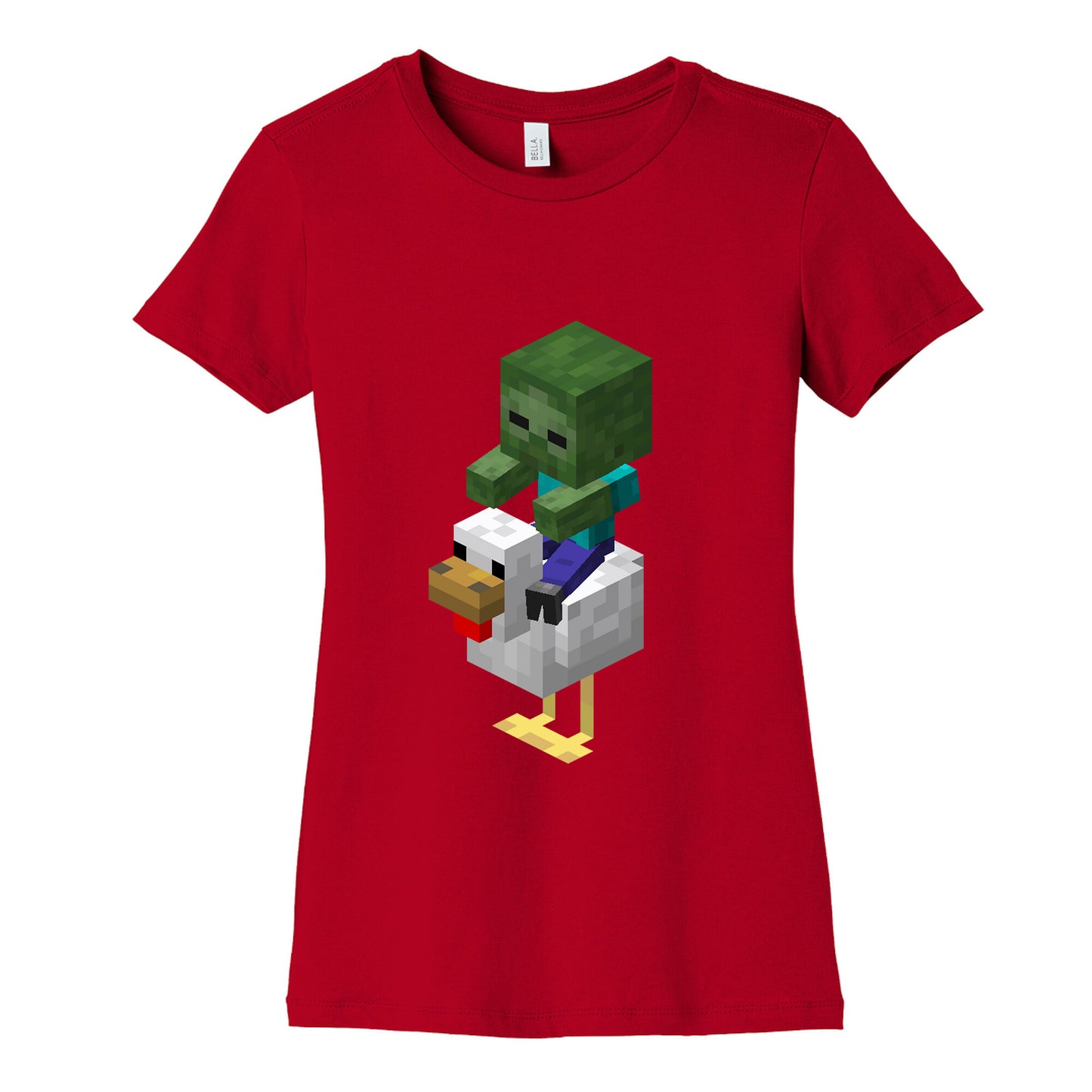 Chicken Jockey Womens Cotton Tee