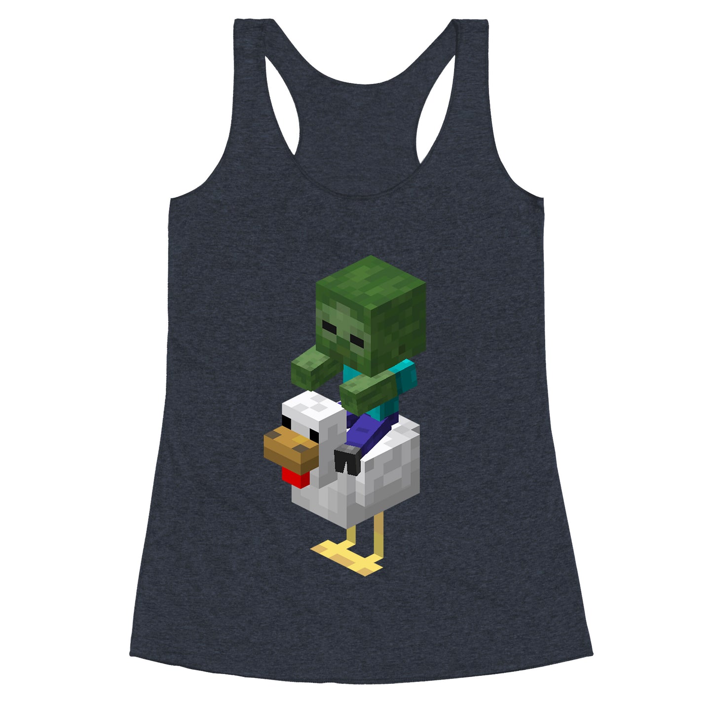 Chicken Jockey Racerback Tank
