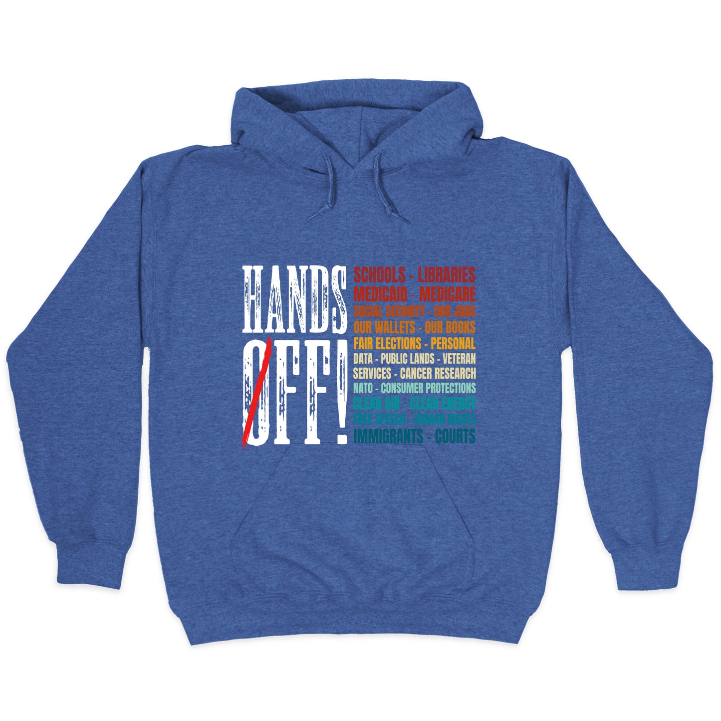 Hands Off Trump Protest Hoodie