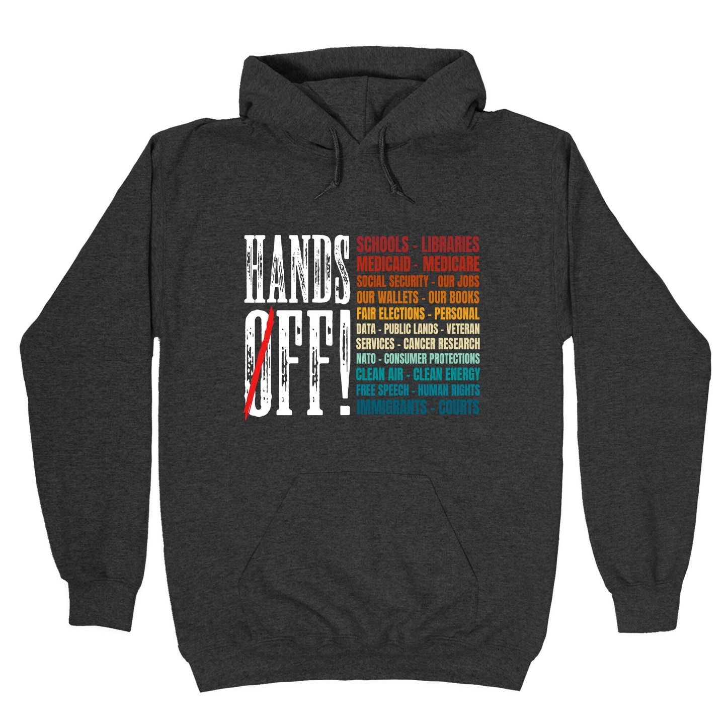 Hands Off Trump Protest Hoodie