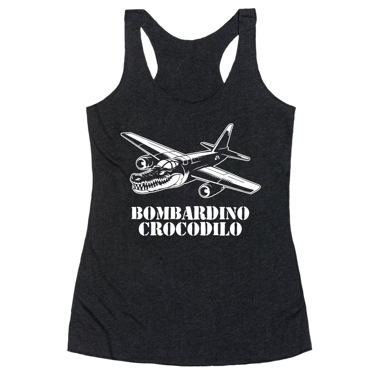 Bombardino Crocodilo Racerback Tank