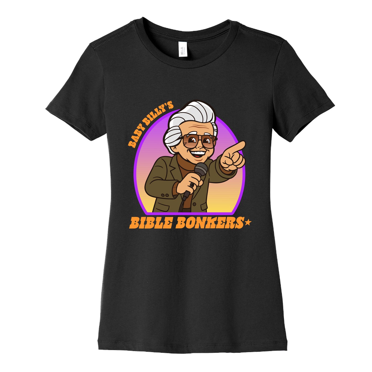 Baby Billy Bible Bonkers Womens Cotton Tee