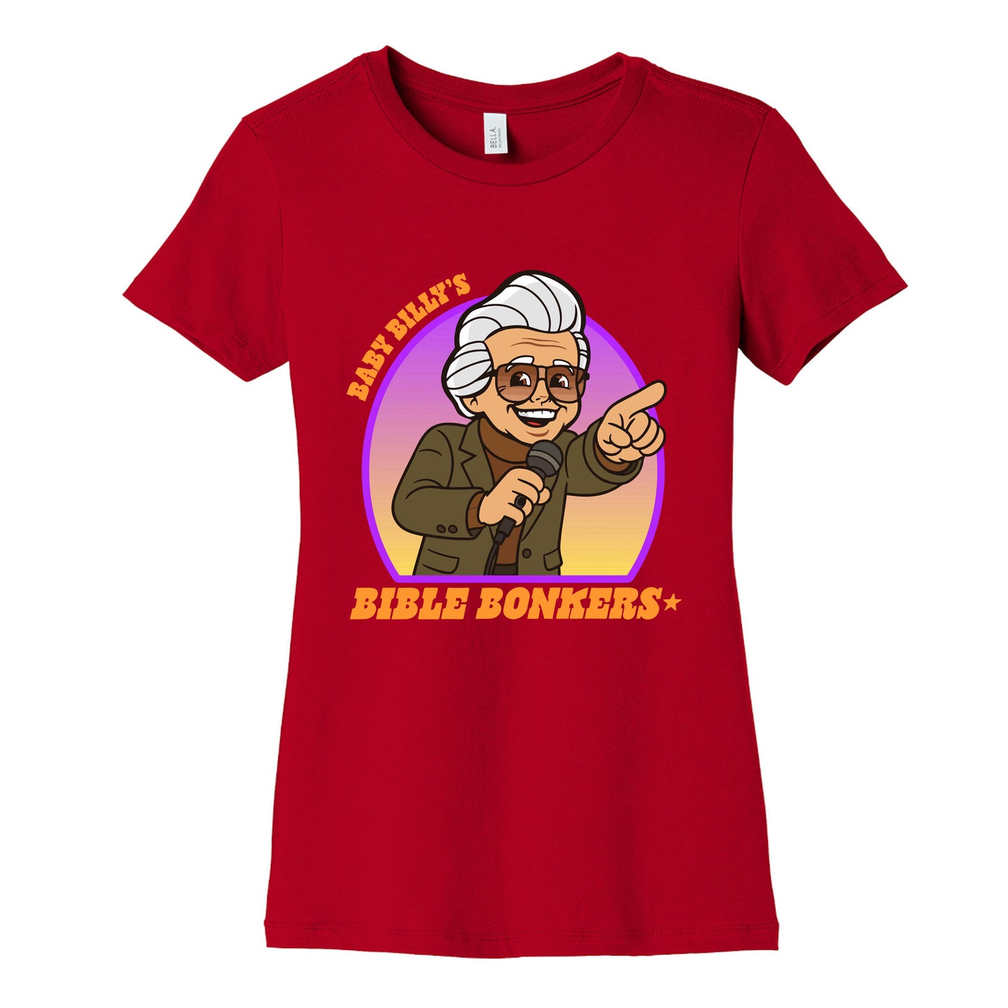 Baby Billy Bible Bonkers Womens Cotton Tee