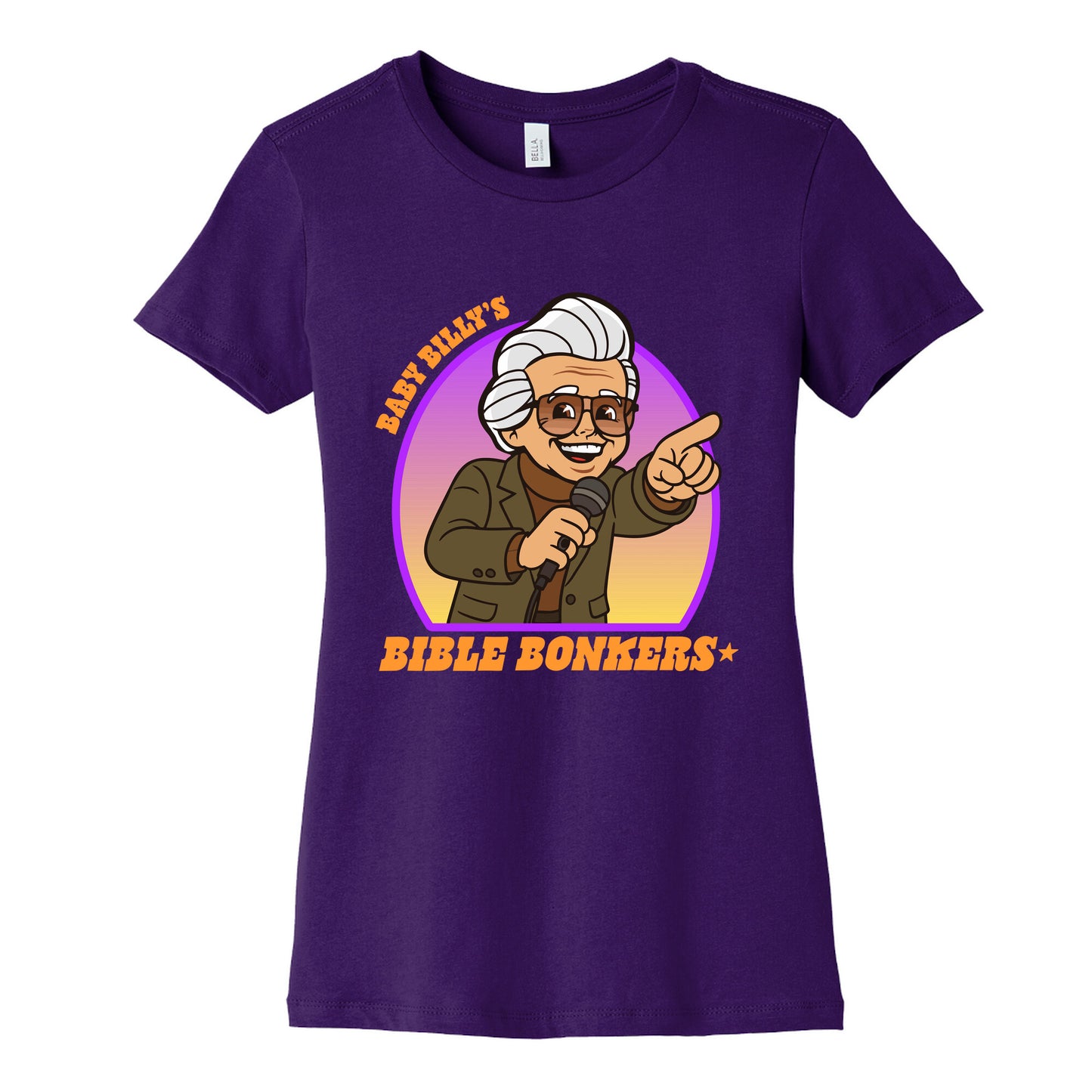Baby Billy Bible Bonkers Womens Cotton Tee