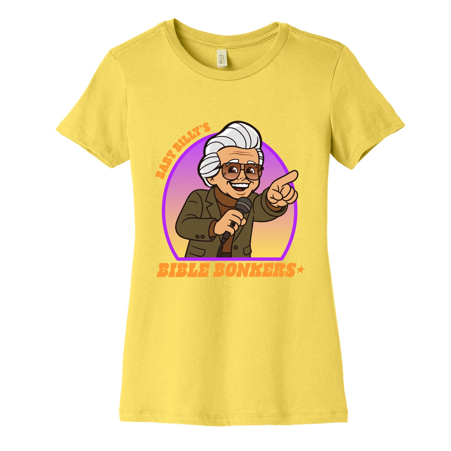 Baby Billy Bible Bonkers Womens Cotton Tee