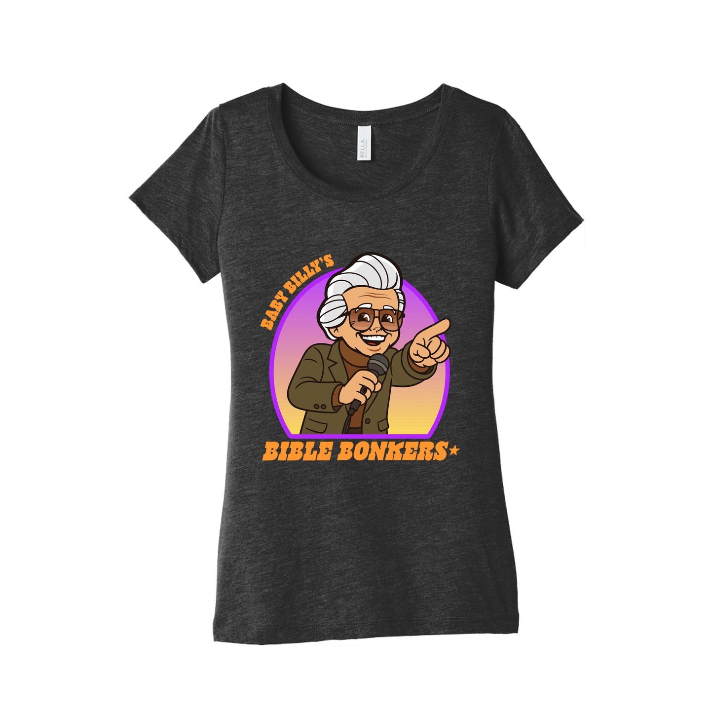 Baby Billy Bible Bonkers Womens Triblend Tee