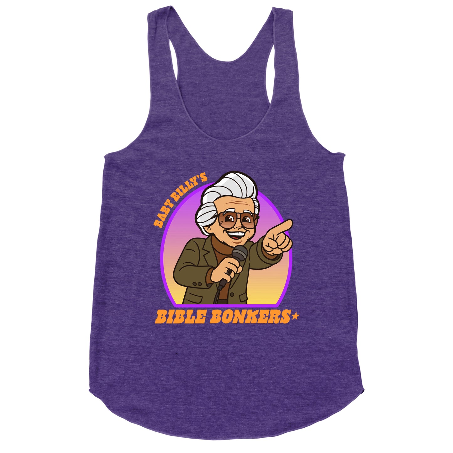 Baby Billy Bible Bonkers Racerback Tank