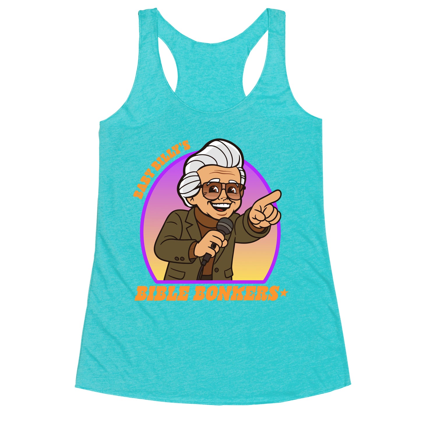 Baby Billy Bible Bonkers Racerback Tank