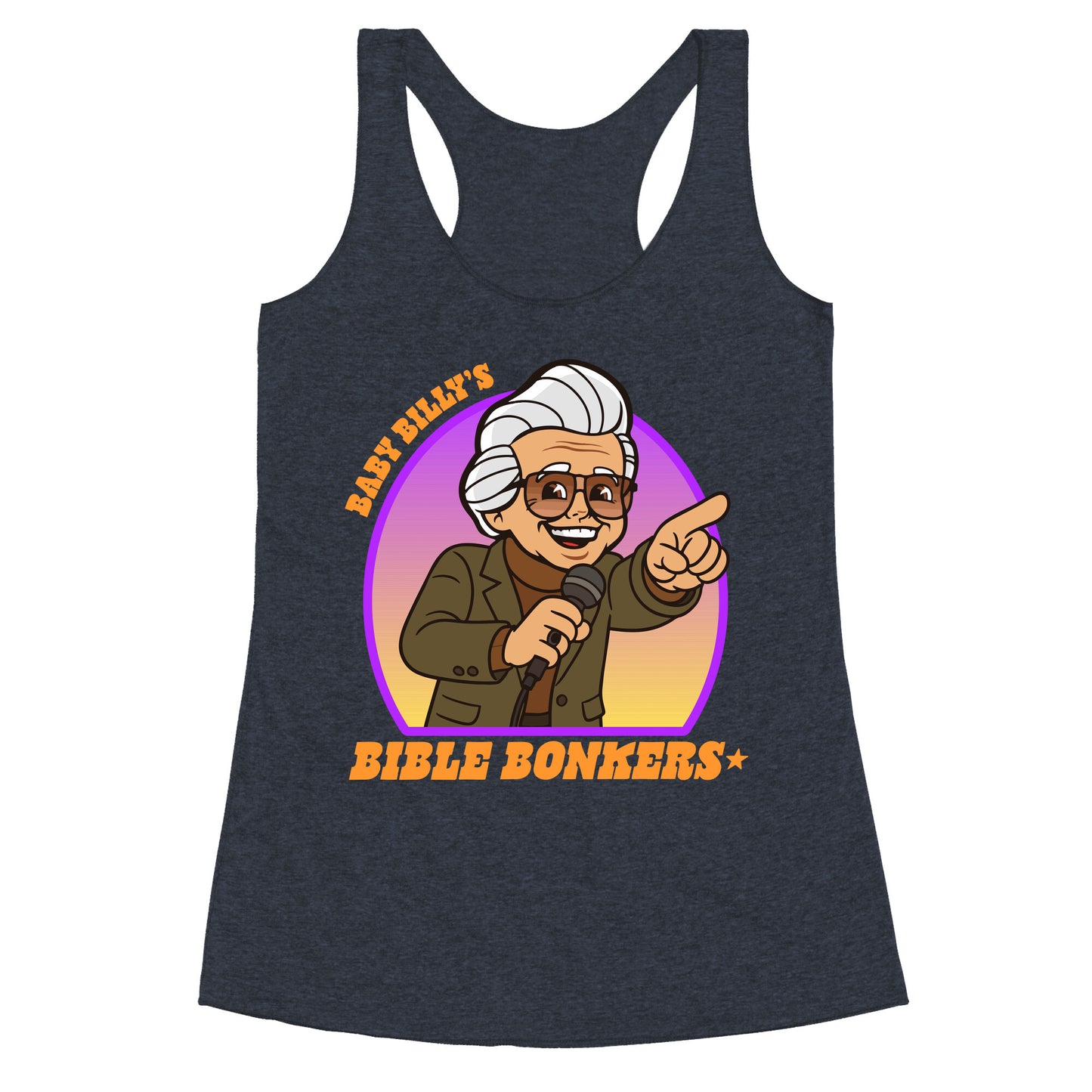 Baby Billy Bible Bonkers Racerback Tank