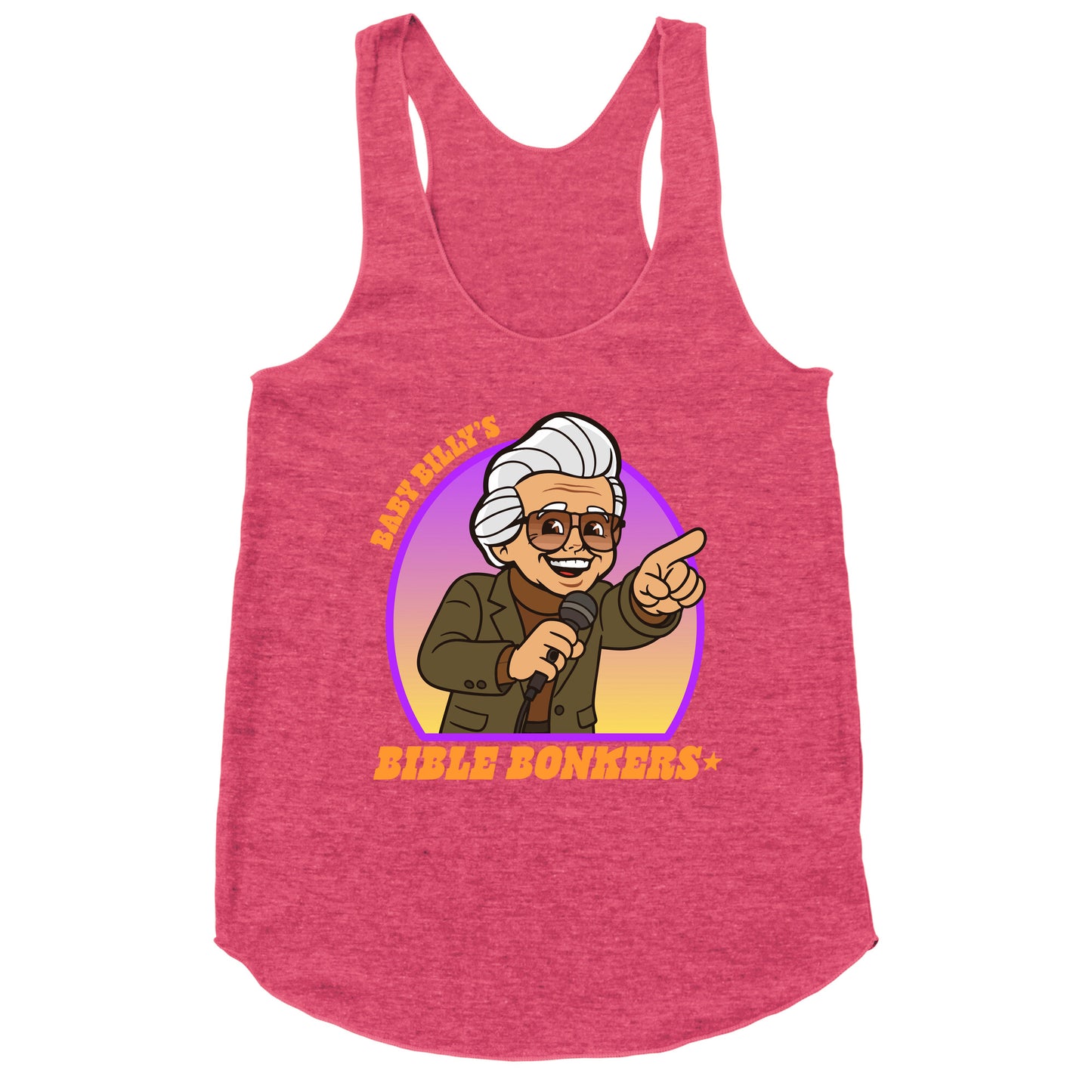 Baby Billy Bible Bonkers Racerback Tank
