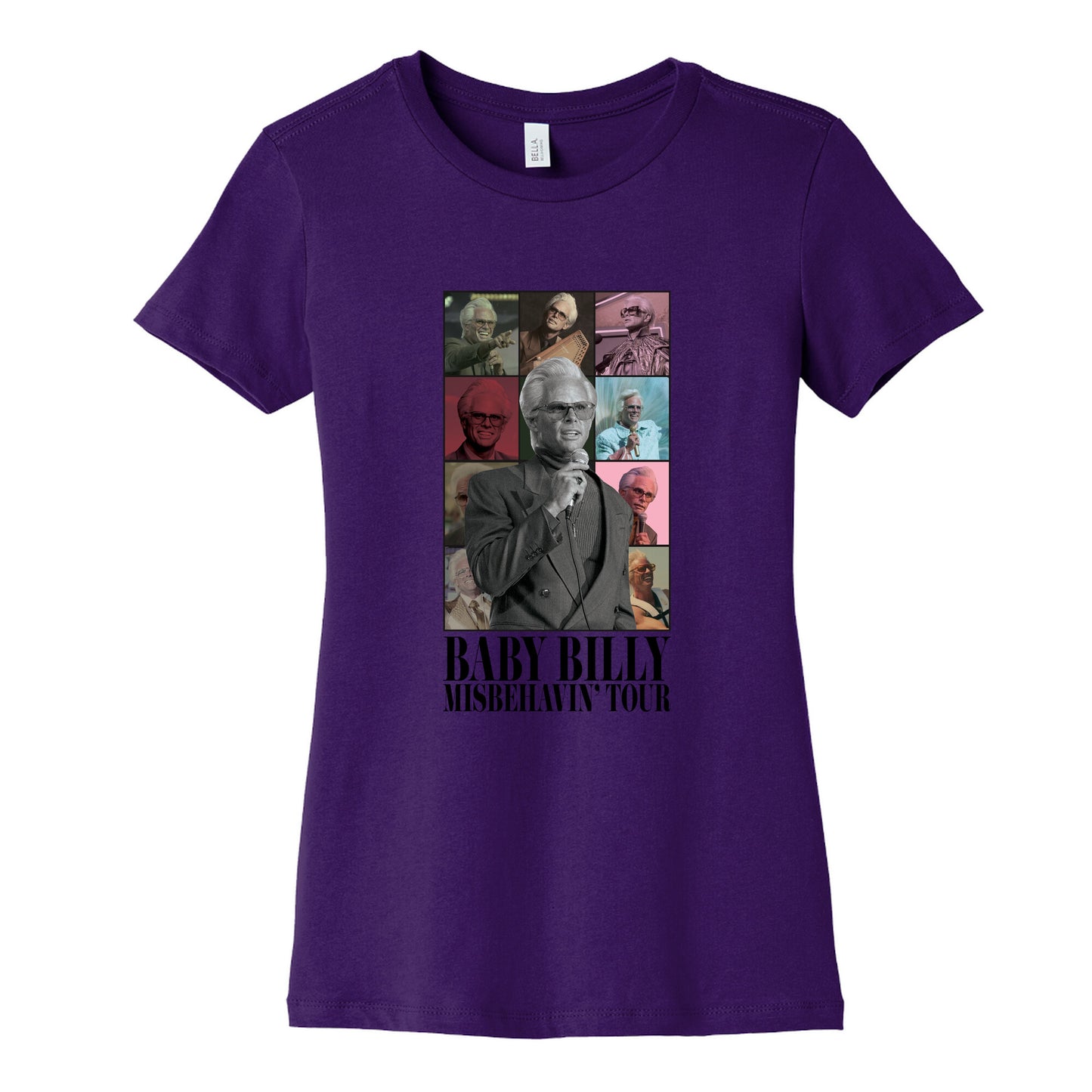 Baby Billy Misbehavin Tour Womens Cotton Tee