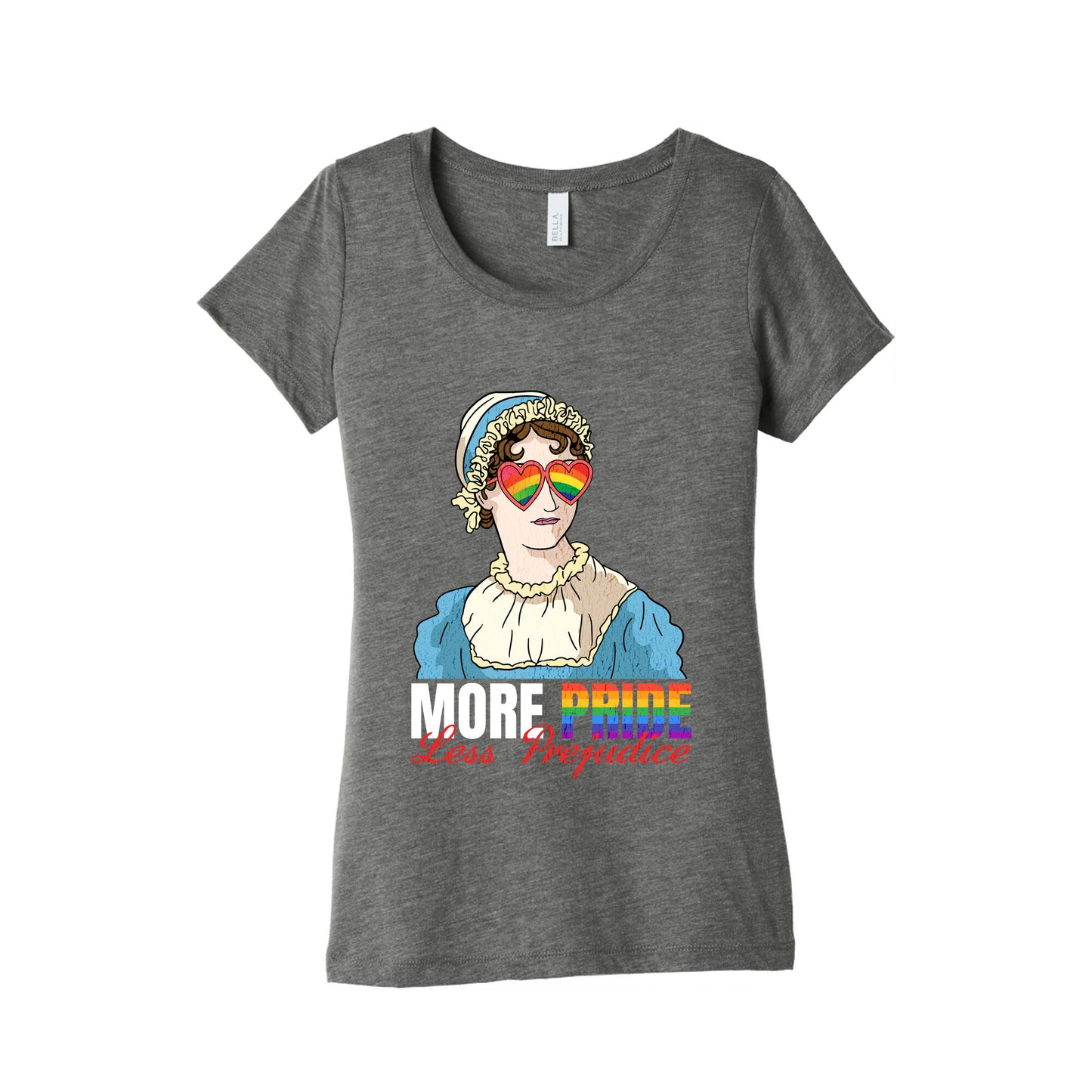 More Pride Less Prejudice 2025 Womens Triblend Tee