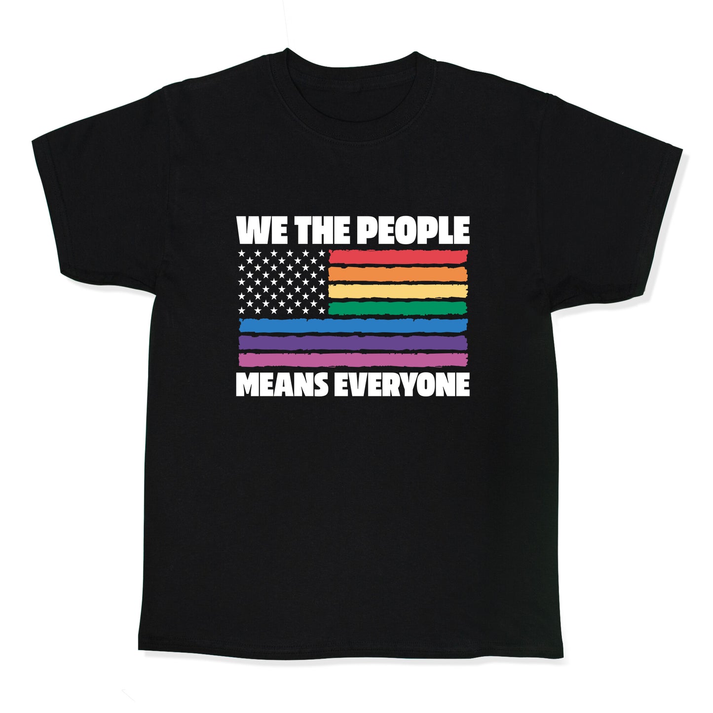 Rainbow Flag We The People Kids Tee