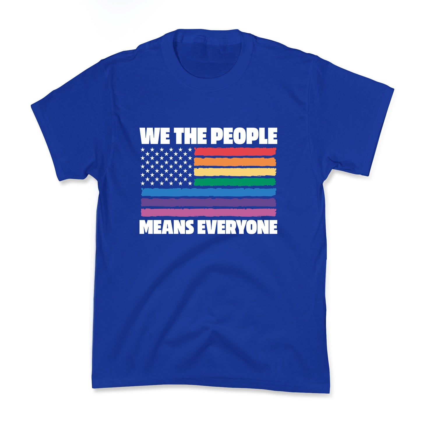 Rainbow Flag We The People Kids Tee