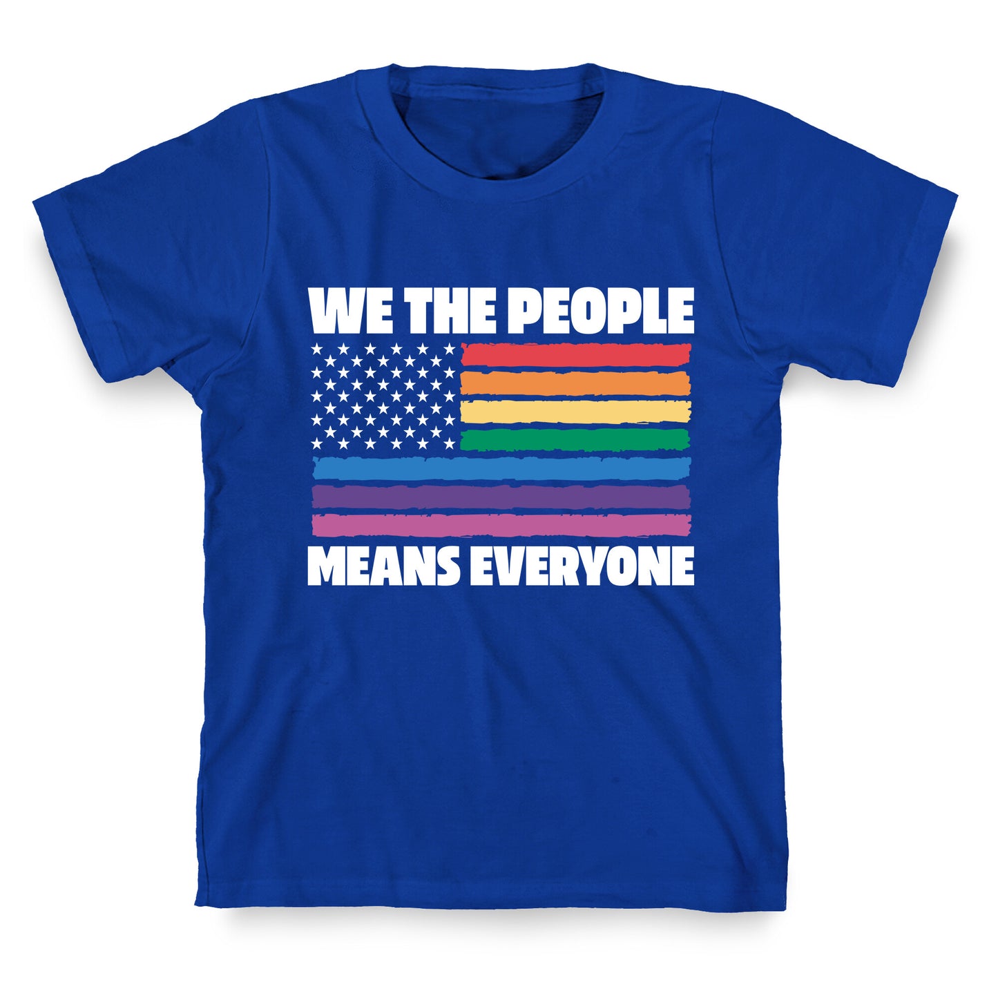 Rainbow Flag We The People T-Shirt