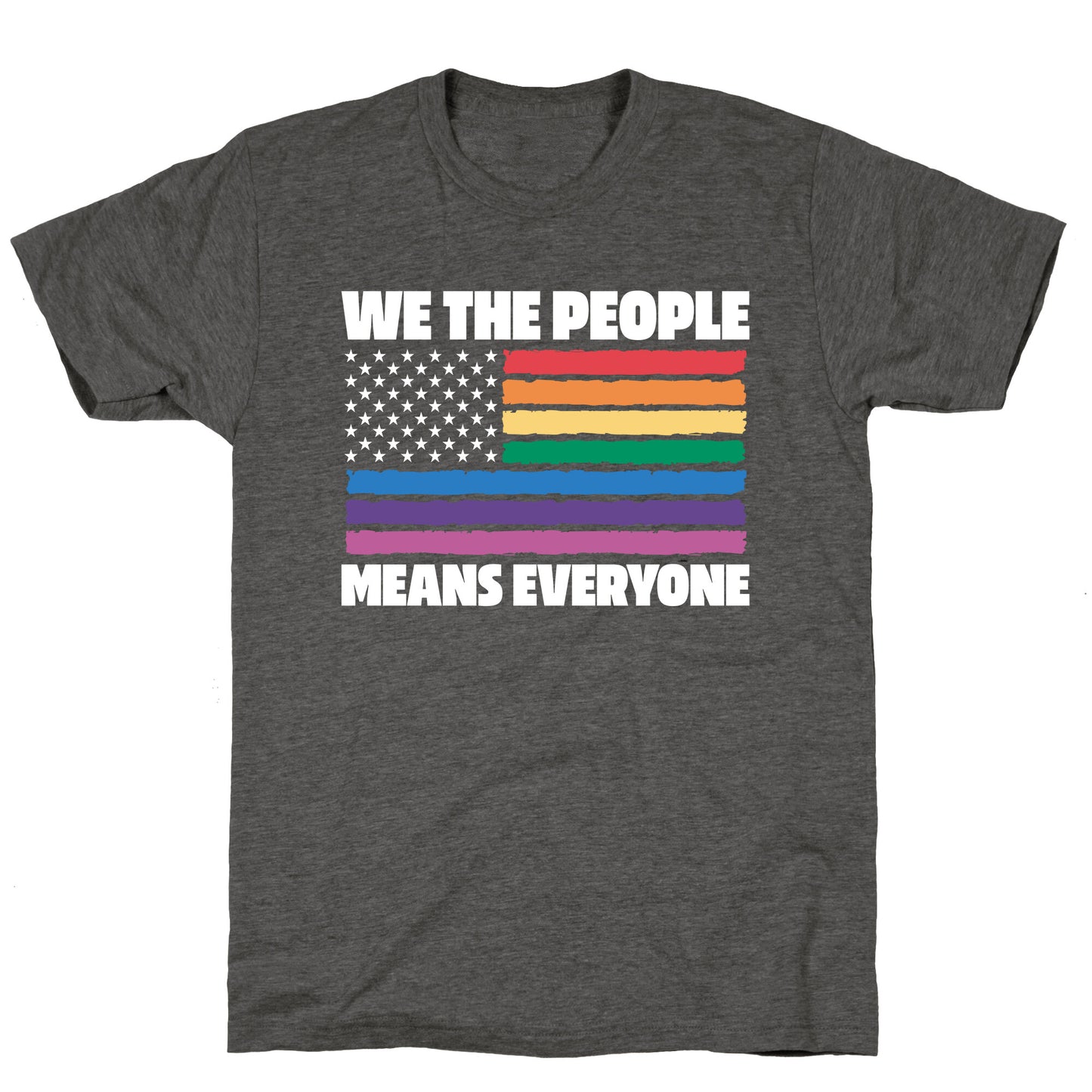 Rainbow Flag We The People Unisex Triblend Tee