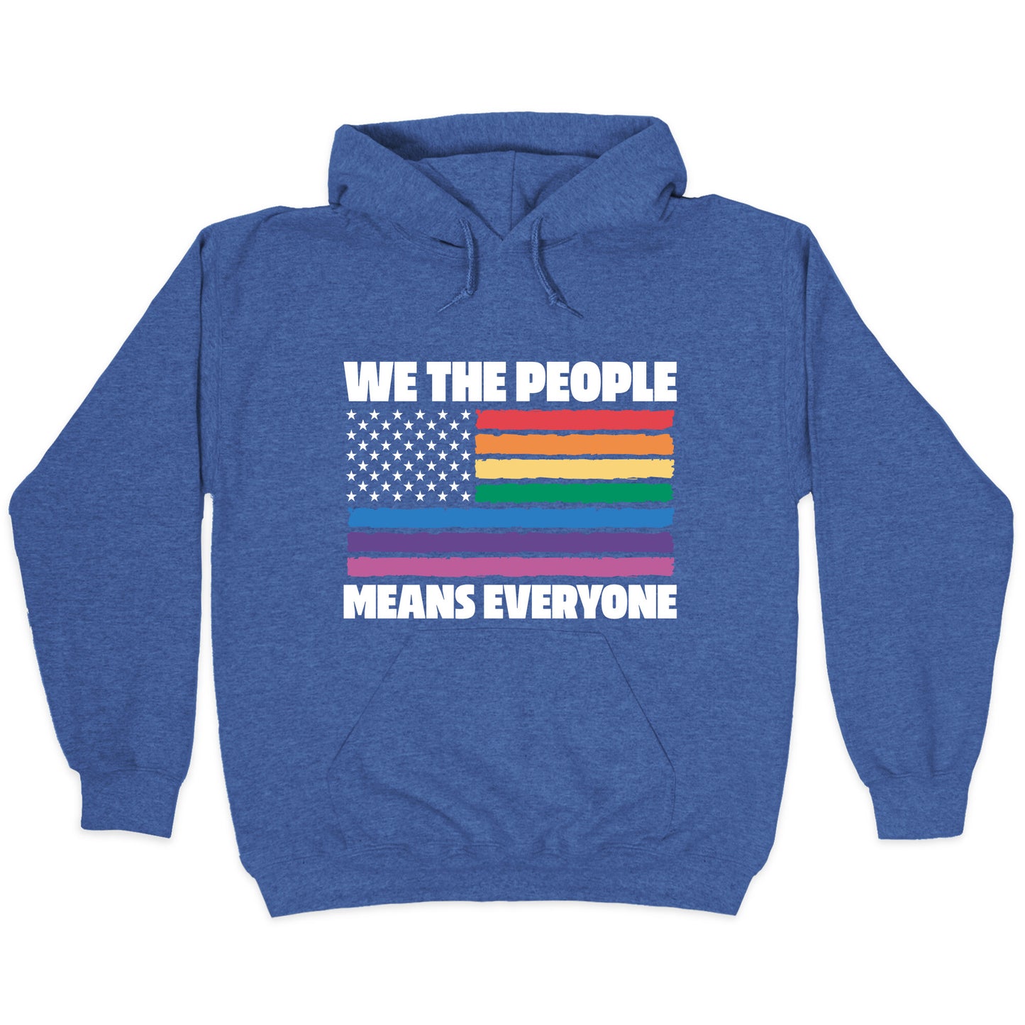 Rainbow Flag We The People Hoodie