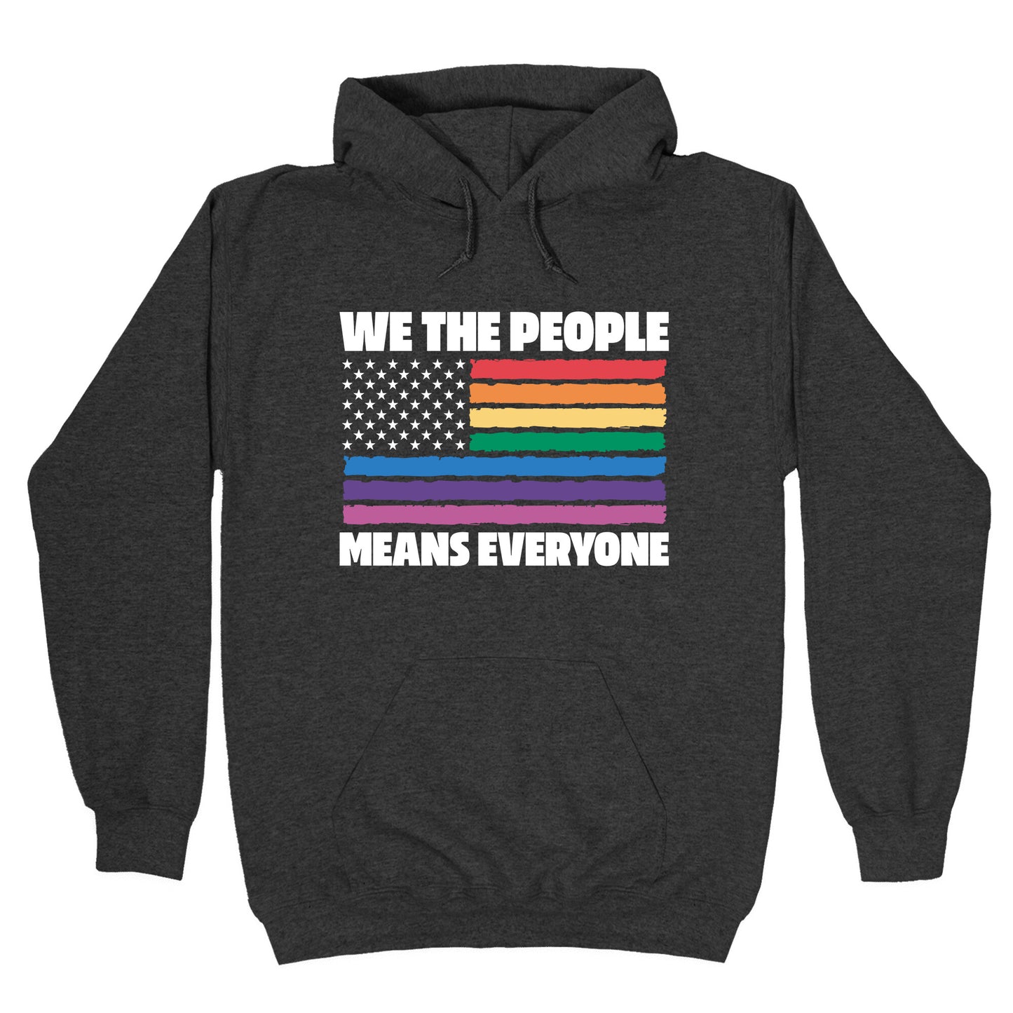 Rainbow Flag We The People Hoodie