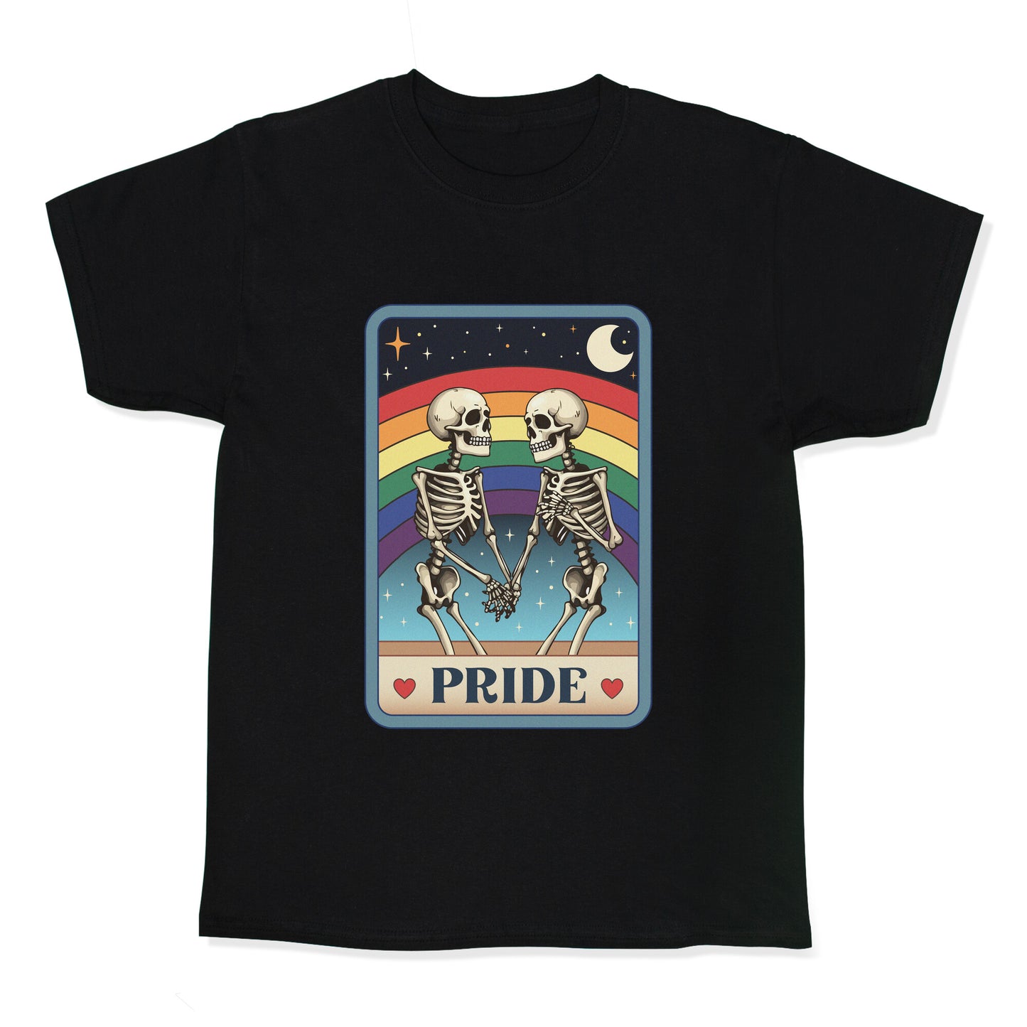 Rainbow Pride Tarot Card Kids Tee