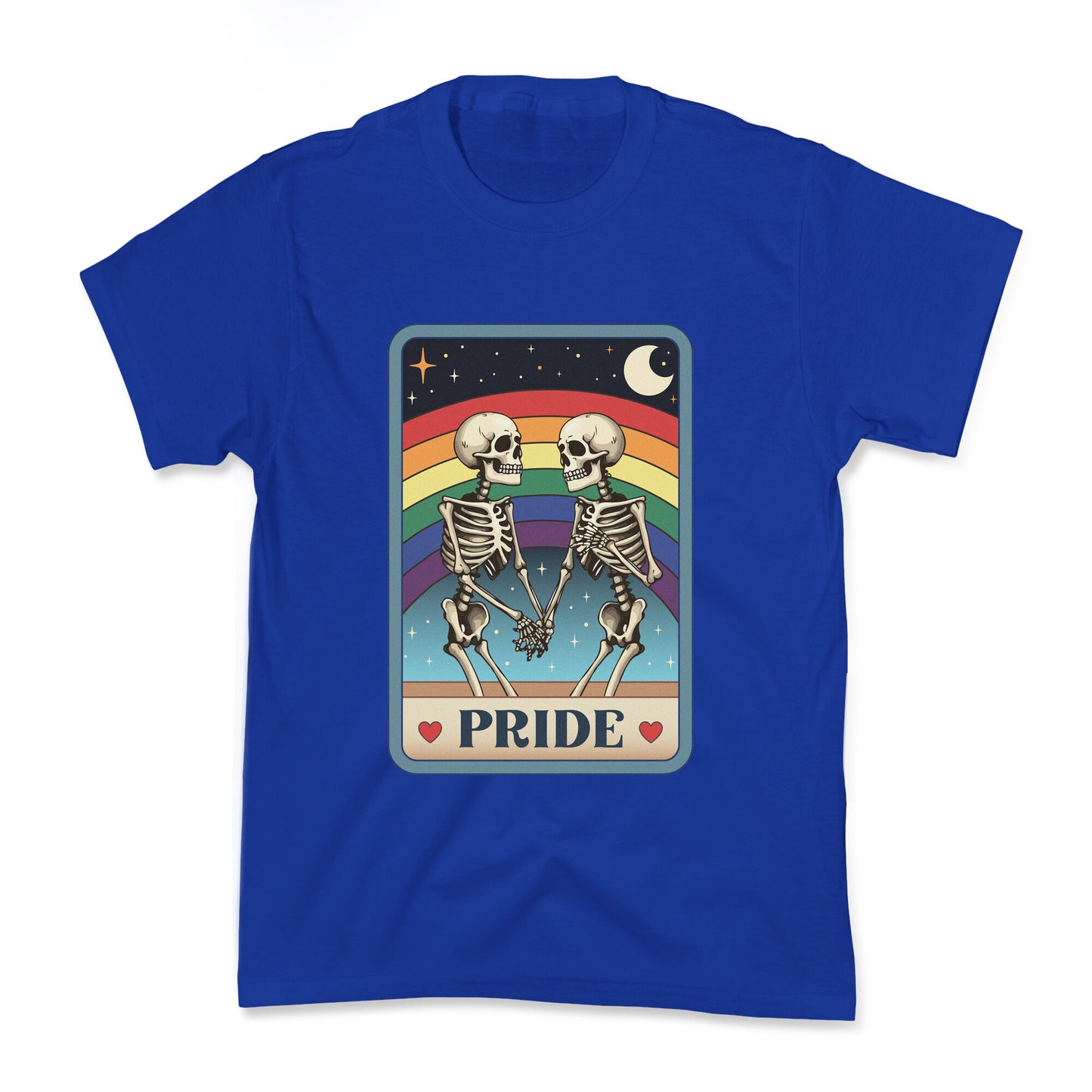 Rainbow Pride Tarot Card Kids Tee