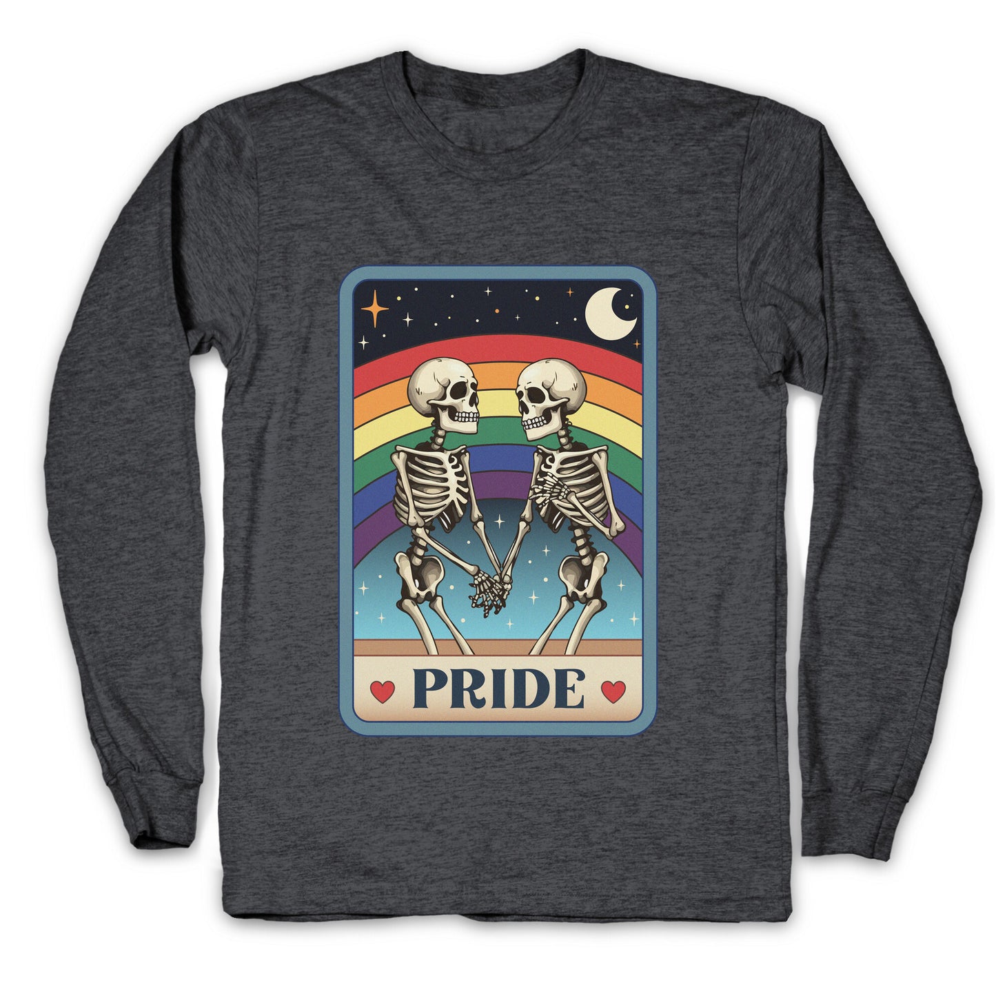 Rainbow Pride Tarot Card Longsleeve Tee