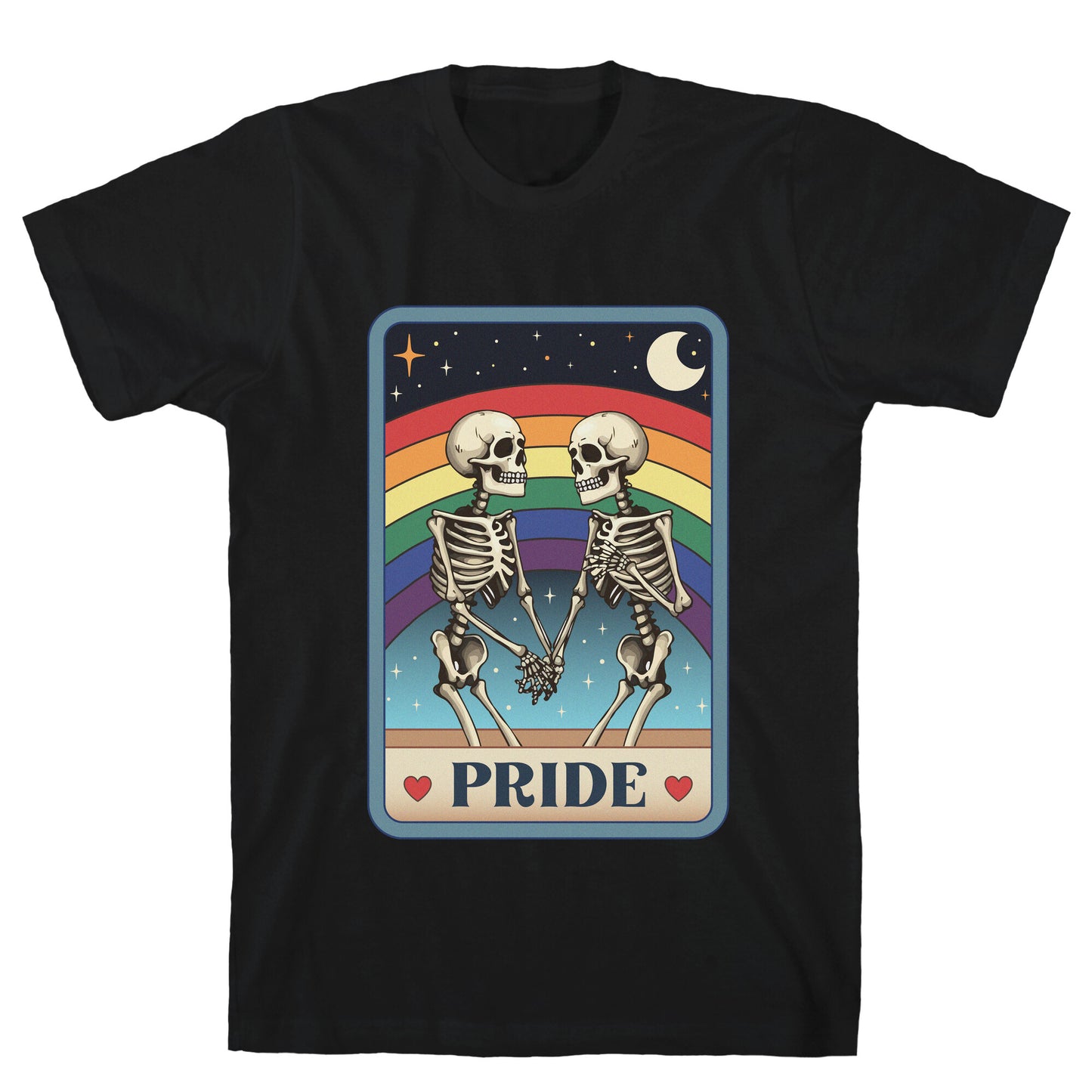 Rainbow Pride Tarot Card T-Shirt