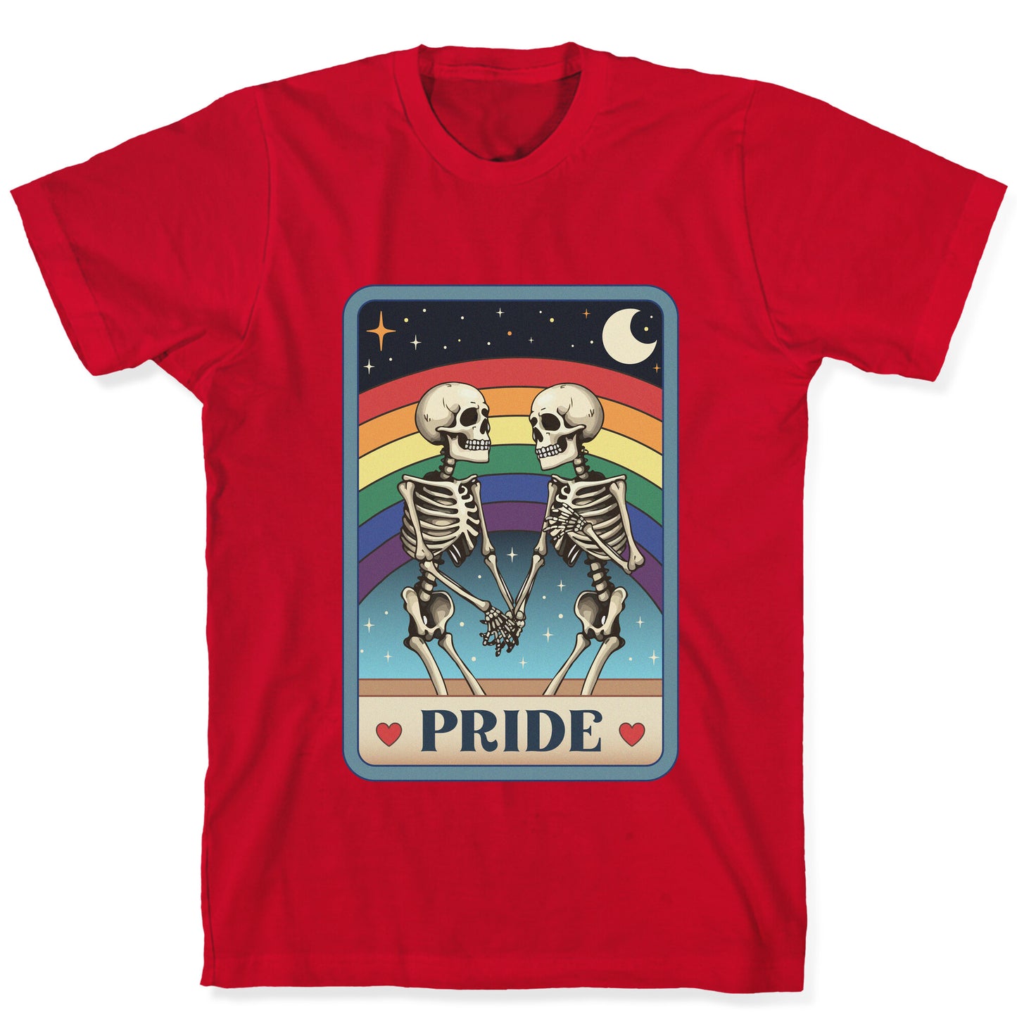 Rainbow Pride Tarot Card T-Shirt