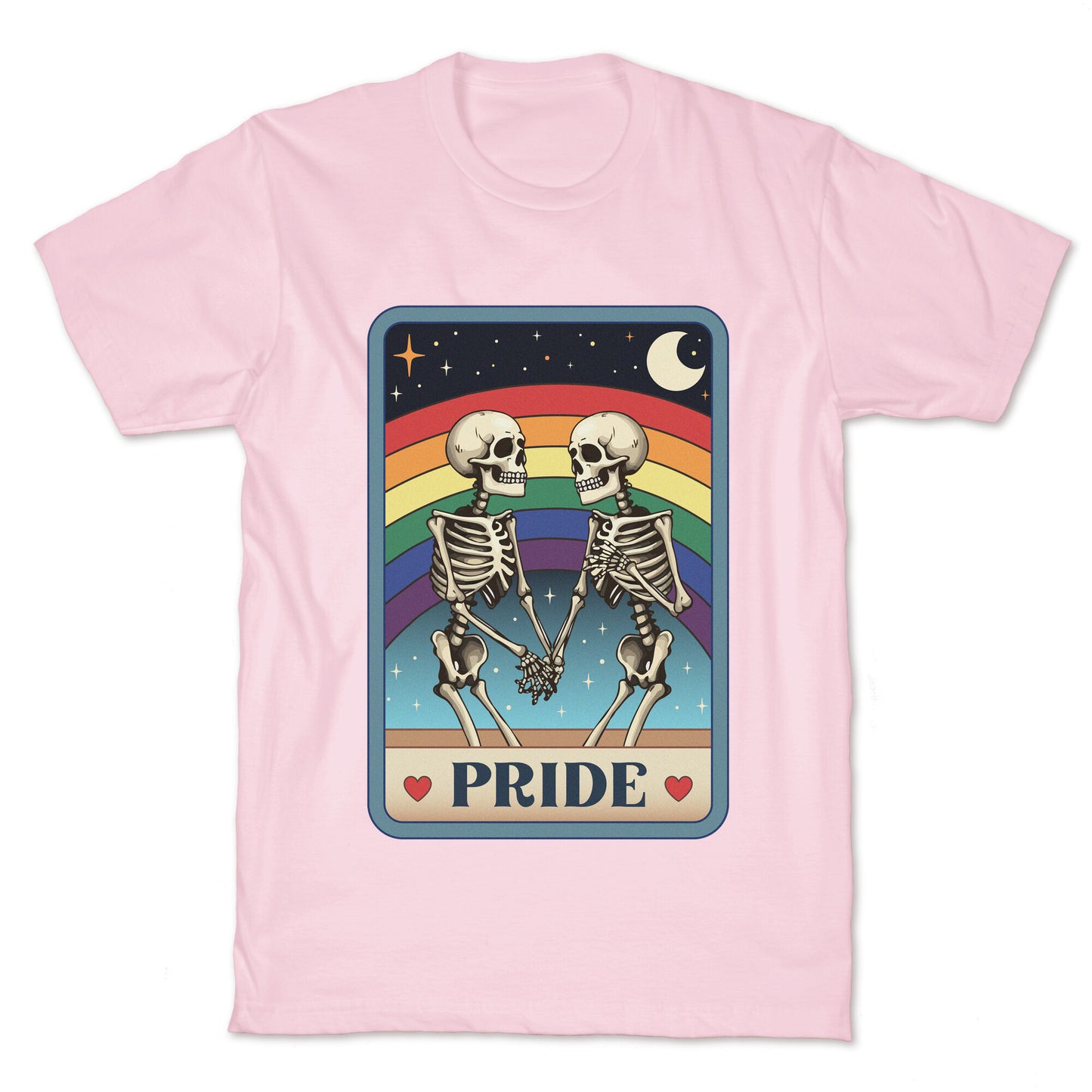 Rainbow Pride Tarot Card T-Shirt