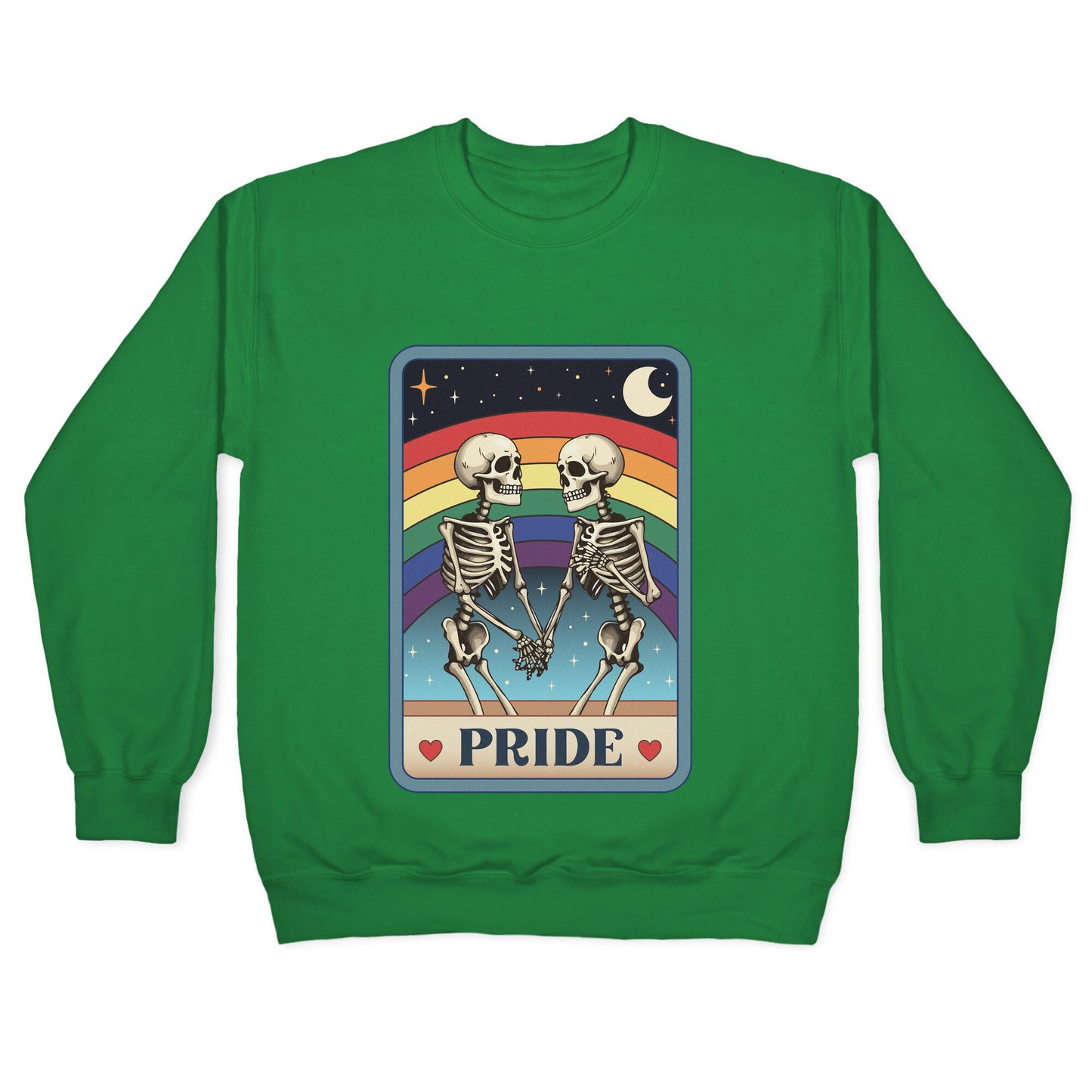 Rainbow Pride Tarot Card Crewneck Sweatshirt