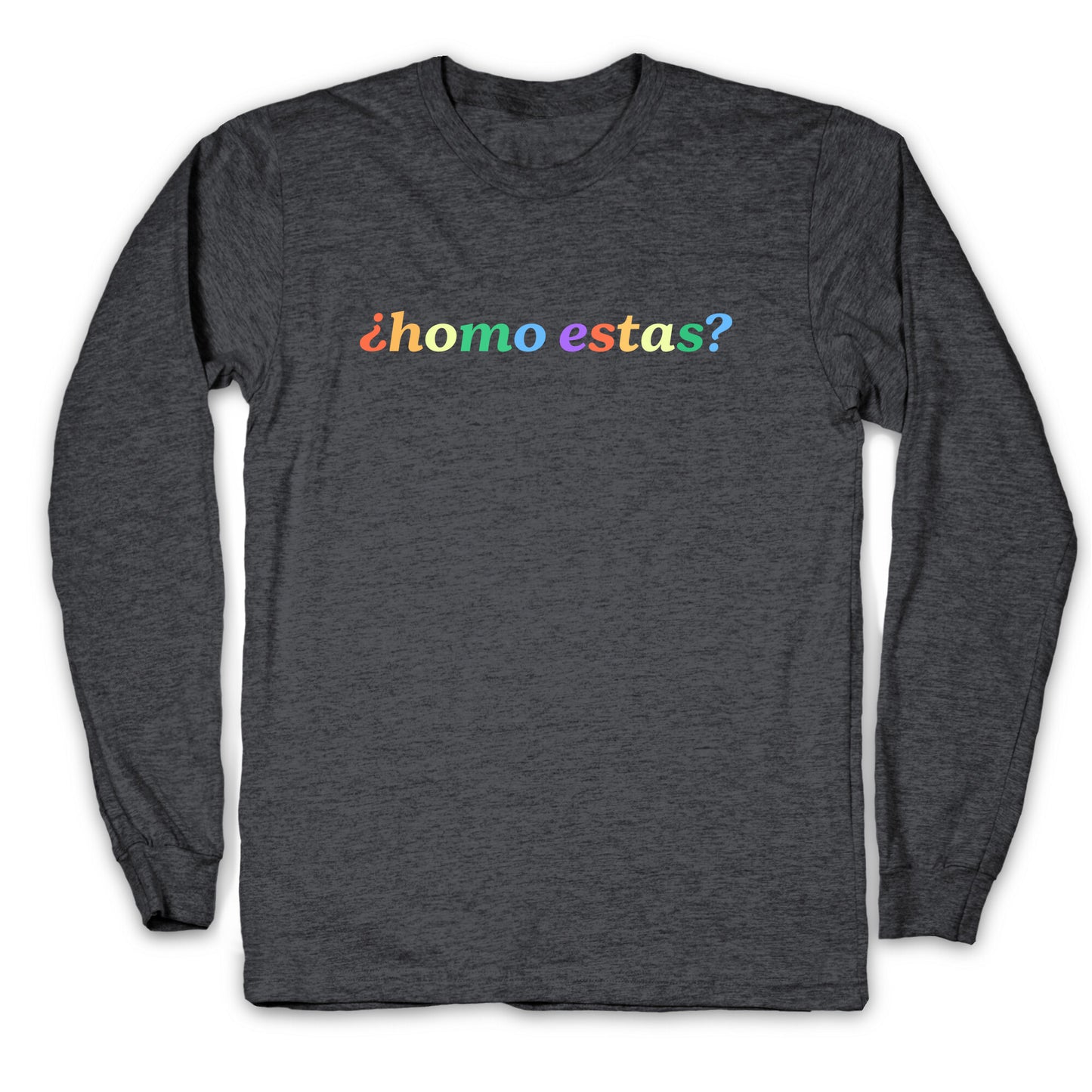 Homo Estas Rainbow Longsleeve Tee