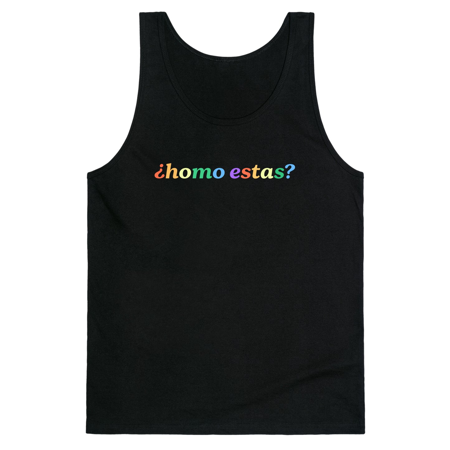 Homo Estas Rainbow Tank Top