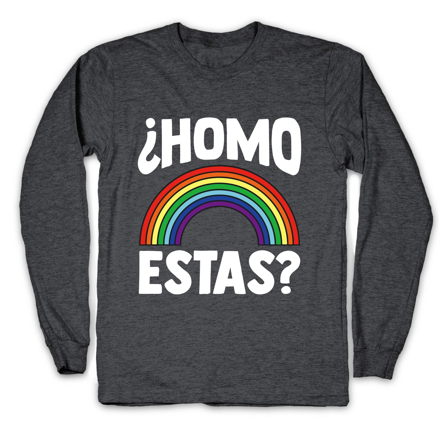 Homo Estas Rainbow Pride Longsleeve Tee