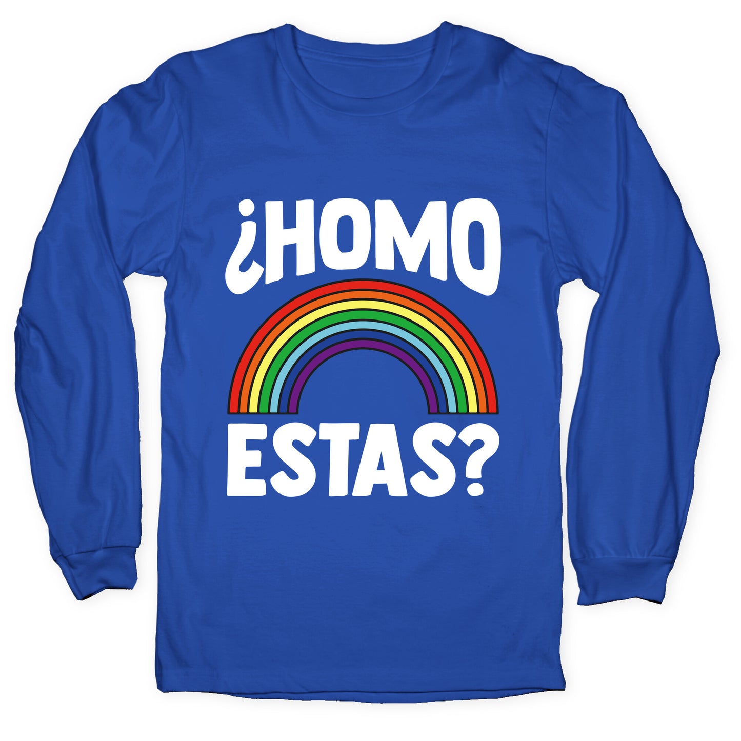 Homo Estas Rainbow Pride Longsleeve Tee