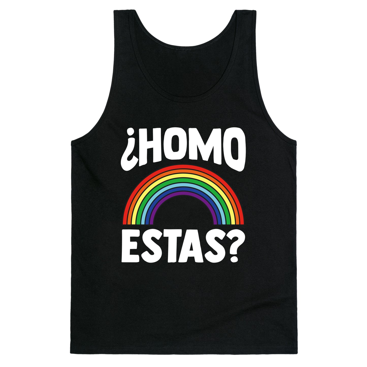 Homo Estas Rainbow Pride Tank Top