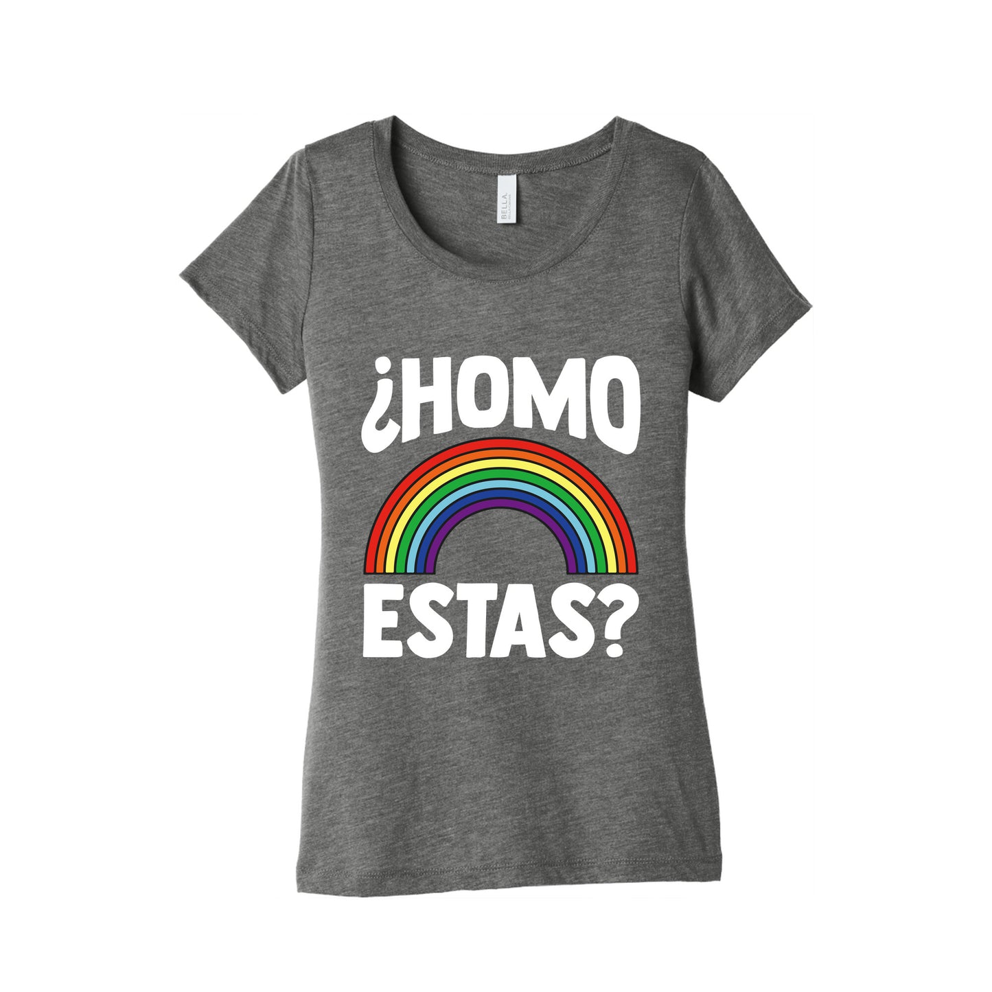 Homo Estas Rainbow Pride Womens Triblend Tee