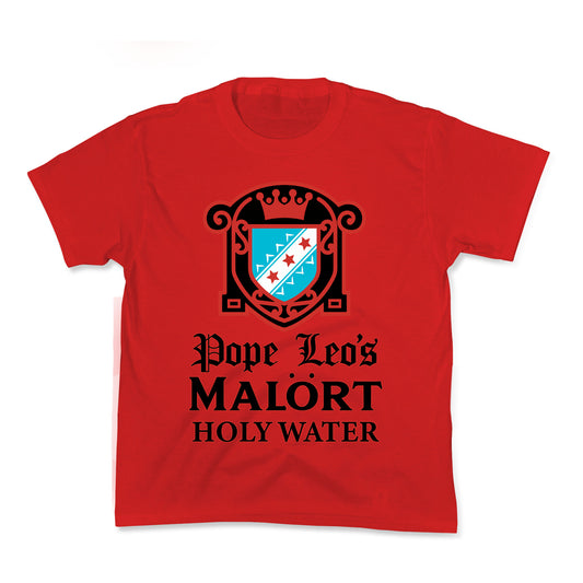 Pope Leo Holy Water Kids Tee