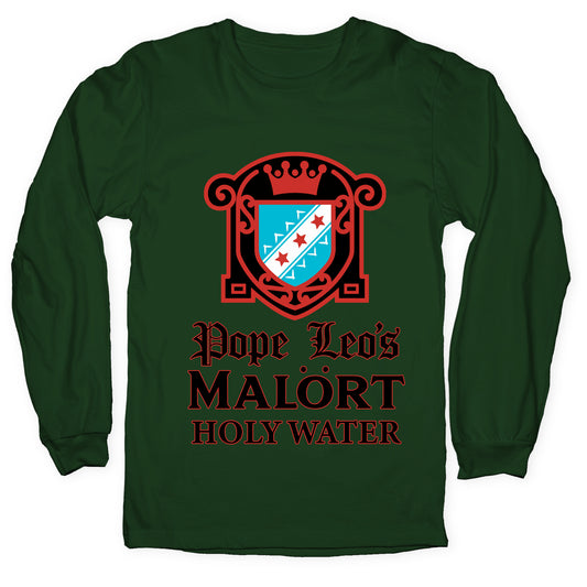 Pope Leo Holy Water Longsleeve Tee