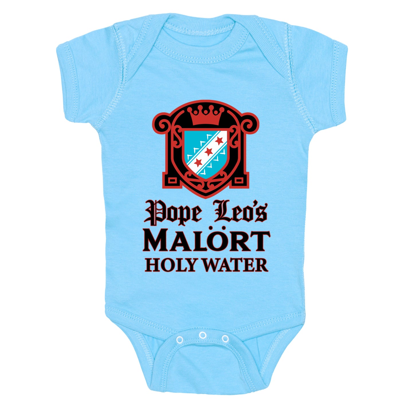 Pope Leo Holy Water Baby One-Piece