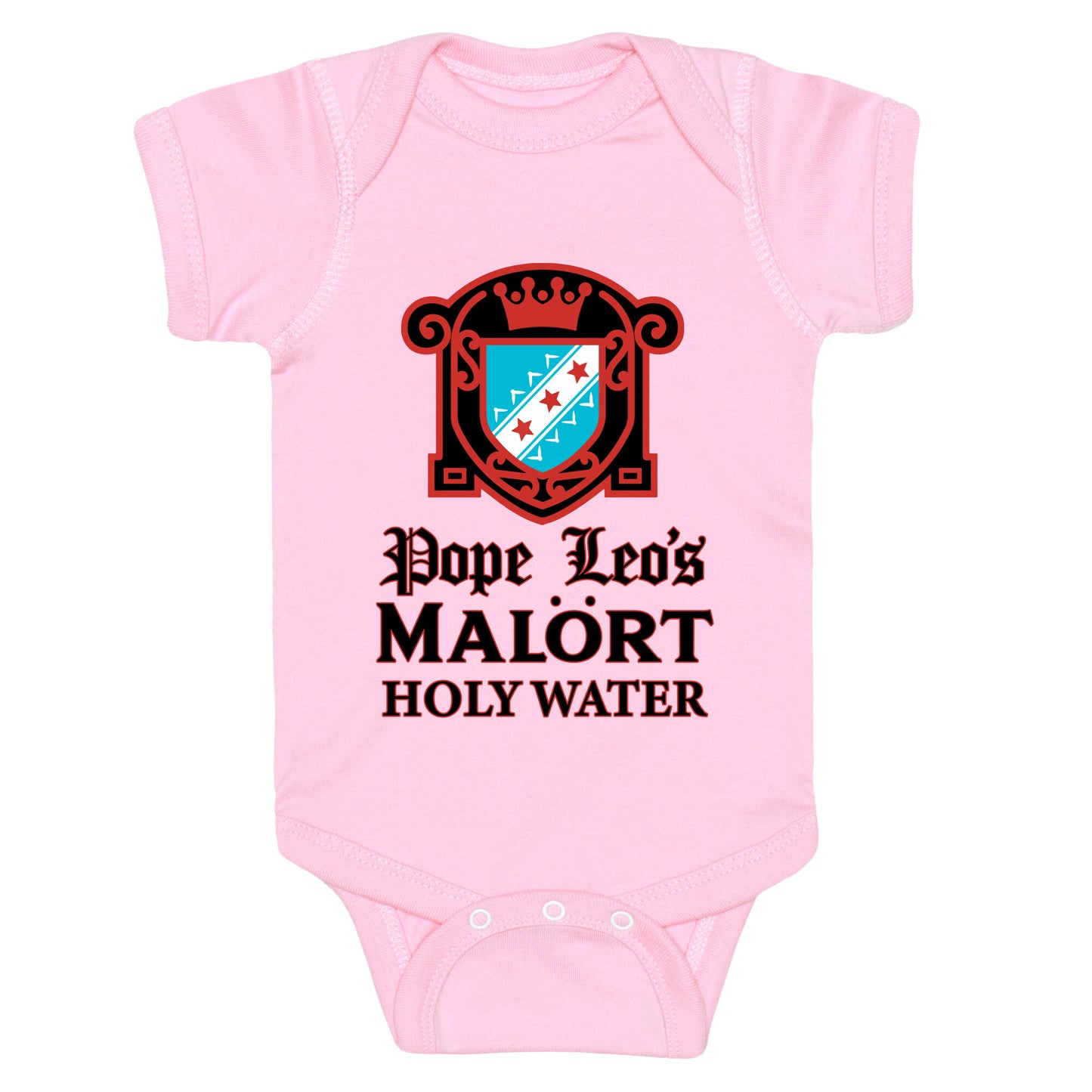 Pope Leo Holy Water Baby One-Piece