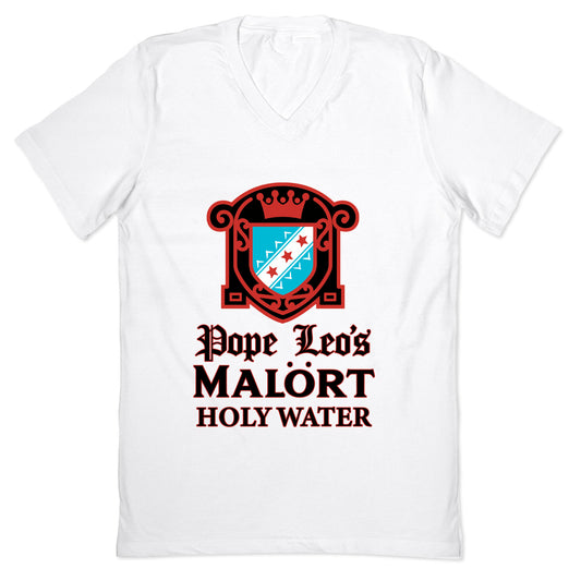 Pope Leo Holy Water V-Neck