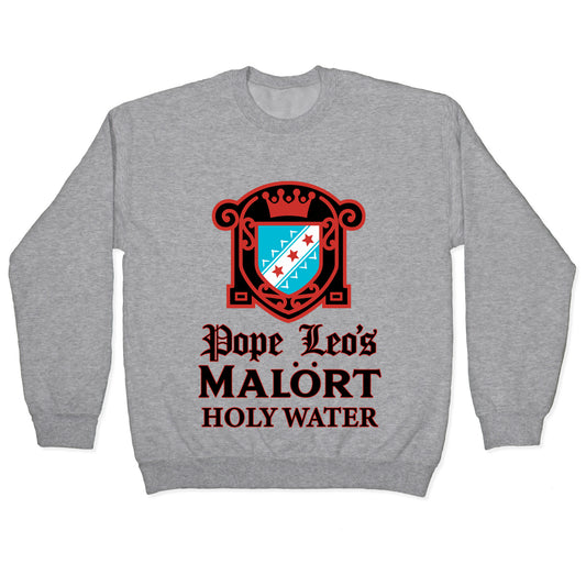 Pope Leo Holy Water Crewneck Sweatshirt