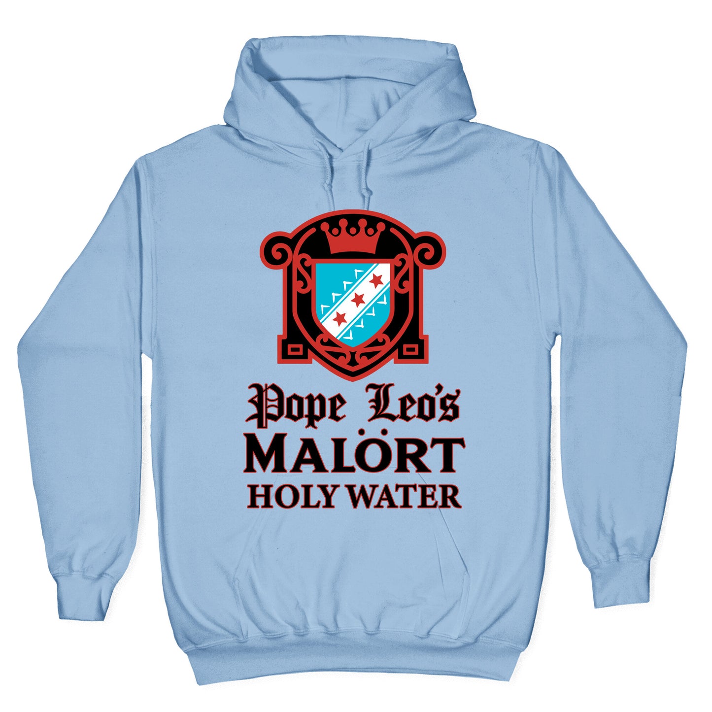 Pope Leo Holy Water Hoodie