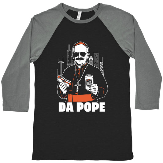 Da Pope Leo Baseball Tee
