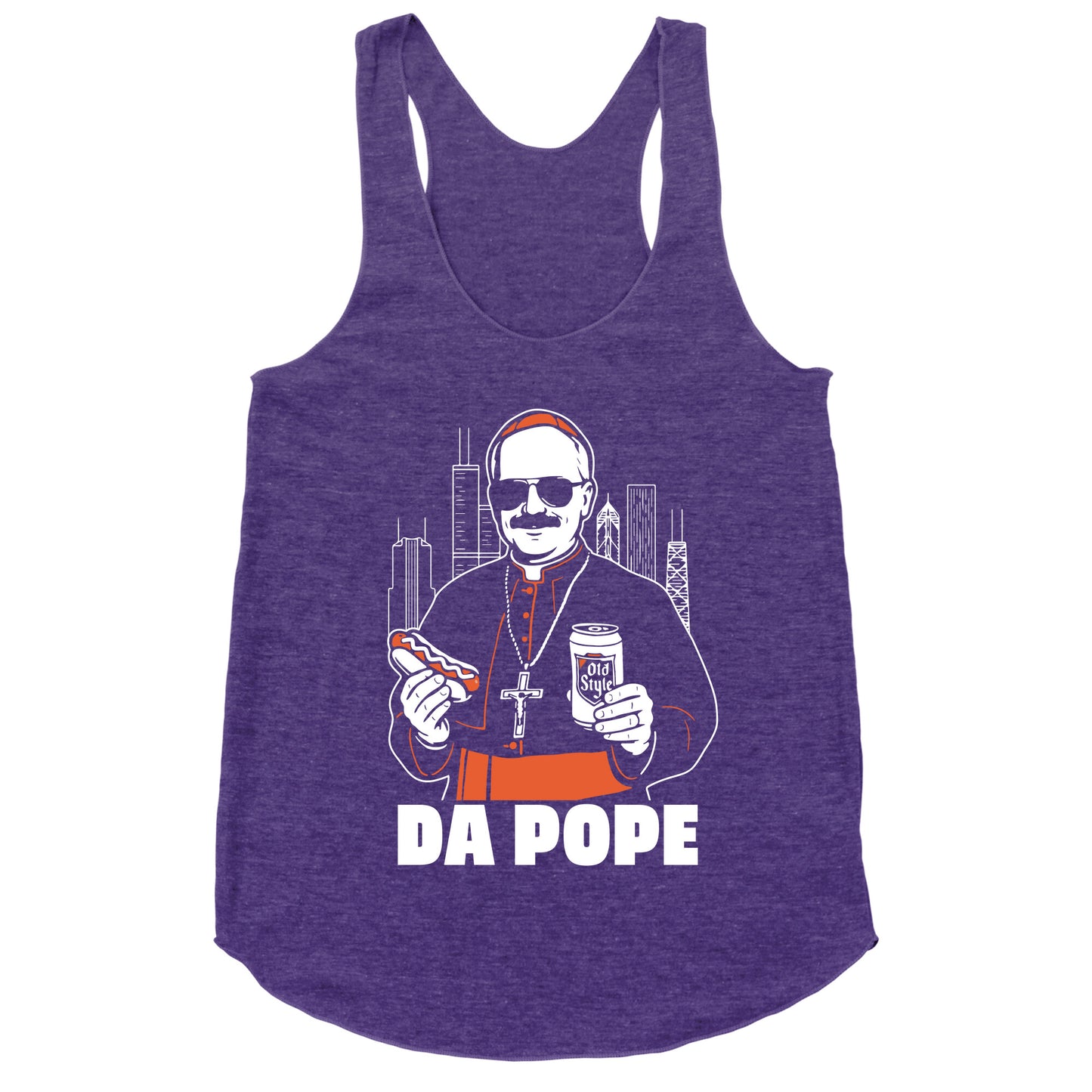 Da Pope Leo Racerback Tank