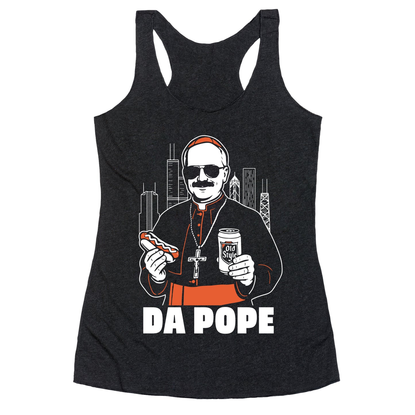 Da Pope Leo Racerback Tank