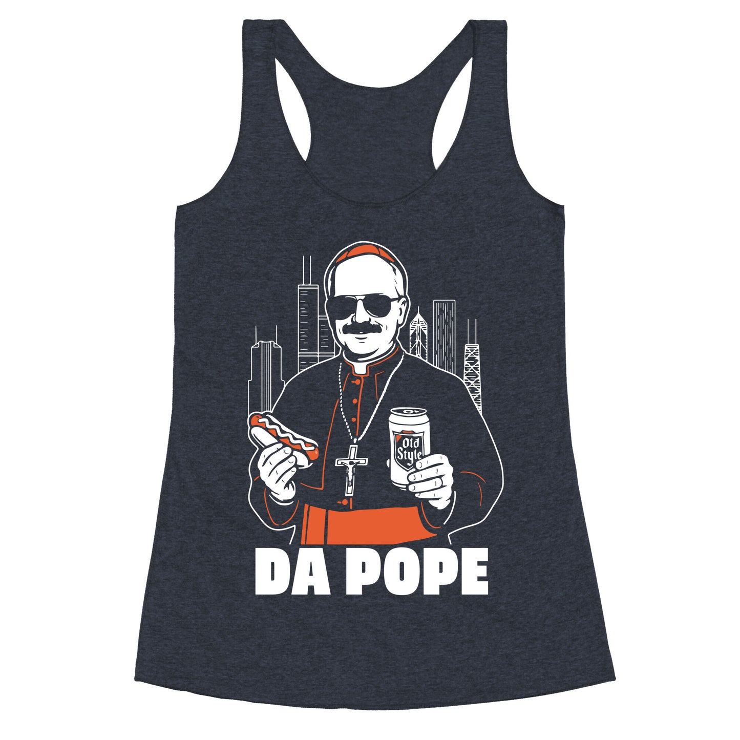 Da Pope Leo Racerback Tank